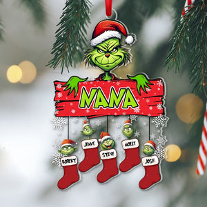 Grandma, Christmas Gifts For Grandma, Personalized Ornament, Christmas Tree Ornaments, 01OHPO161123 - Ornament - GoDuckee