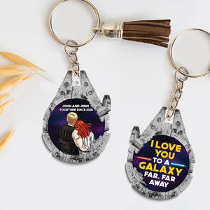 I Love You- Personalized Keychain PW-KCH-Gift For Galaxy Couple- 07qhqn151223hh - Keychains - GoDuckee
