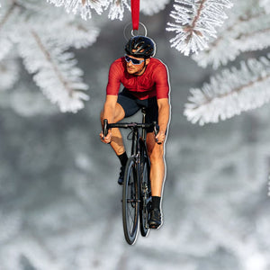 Personalized Custom Photo Ornament, Christmas Gift For Cycling Lovers, 05PGPO021023 - Ornament - GoDuckee