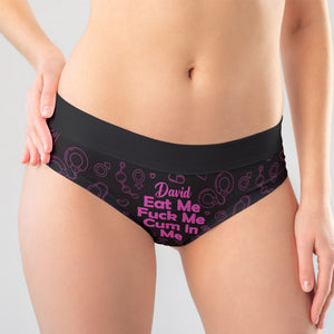 Personalized Gifts For Women Briefs Eat Me - Boxers & Briefs - GoDuckee