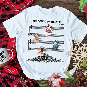 Cats, Cat Funny Music Notes, Personalized Shirt, Christmas Gifts For Cat Lovers, 01ACQN211023EEA - Shirts - GoDuckee