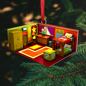 Acrylic Custom Shape Ornament - Great Gift For Gamer - 03NAPO221123 - Ornament - GoDuckee