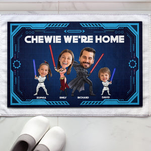 We're Home-Custom Photo Door Mat For Family-Family Doormat GO1DOR-01kaqn141223 - Doormat - GoDuckee