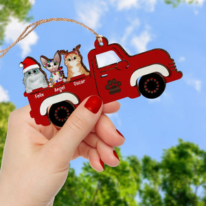 Cat Lover-Personalized Wood Ornament-011huqn191023hg - Ornament - GoDuckee