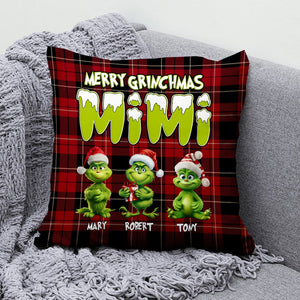 Merry Christmas Mama, Personalized Square Pillow, Christmas Gifts For Mama, 02HTPO190923 - Pillow - GoDuckee