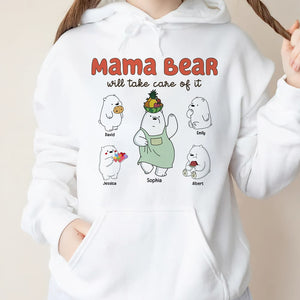 Personalized Gifts For Mom Shirt Mama Bear - 2D Shirts - GoDuckee