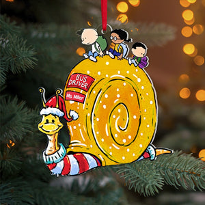 Best Bus Driver Christmas, Personalized Ornament, Chritsmas Gifts For Bus Drivers, 04QHPO111023 - Ornament - GoDuckee
