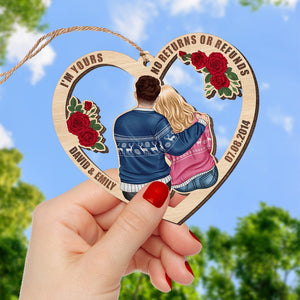 I'm Yours No Returns Or Refunds-Personalized Wood Ornament-02qhqn141123tm - Ornament - GoDuckee