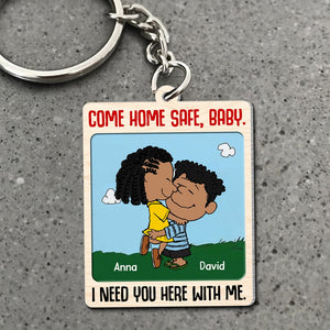 Personalized Gifts For Couple Keychain 03ohtn060125hg I Need You Here With Me - Keychains - GoDuckee