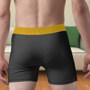 Personalized Boxers for Husband, Custom Face Underwear, Funny Wedding Gift for Bridegroom - Boxer Briefs - GoDuckee