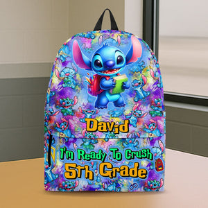 Cartoon Backpack Personalized Gifts For Kids 01hutn170625 - Backpack - GoDuckee