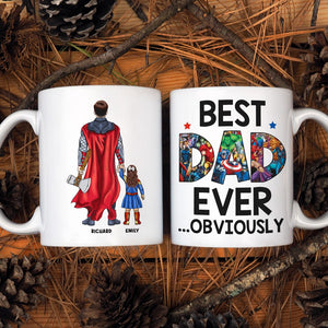 Best Dad Ever-Personalized Coffee Mug-Gift For Family-01qhqn161123tm - Coffee Mug - GoDuckee