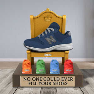 Sneaker Dad Plaque - Personalized Gifts For Dad 02natn060525 - Shaped Plaques - GoDuckee
