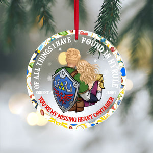 Couple, All Things, Personalized Ornament, Christmas Gifts For Couple, 02NAPO260923HH - Ornament - GoDuckee
