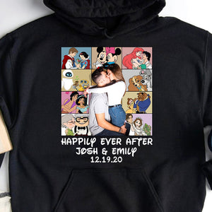 Happily Ever After- Custom Photo Couple Shirt- Couple Gift- 02qhqn291223 - Shirts - GoDuckee