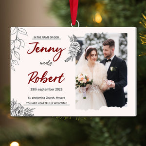Personalized Ornament - Christmas Gifts For Couple - 01OHPO251123 - Ornament - GoDuckee