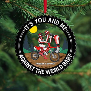 The Couple, You And Me, Personalized Ornament, Christmas Gifts For Couple, 02QHPO031123PA - Ornament - GoDuckee
