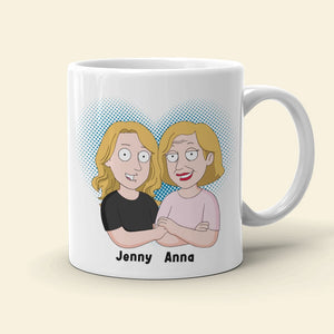 Mom, I'm Sorry, I'm The Reason You Pee A Little Every Time You Sneeze, Personalized Mug, Gift For Mom, 05NATN120423HH - Coffee Mug - GoDuckee