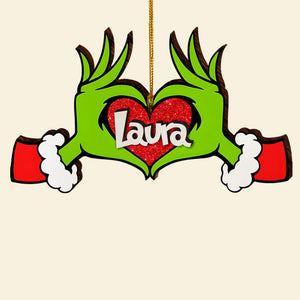 Christmas Ornament-Personalized Wood Ornament -Gift For Family- Christmas Gift- PW-2LWORM-02acqn210923 - Ornament - GoDuckee