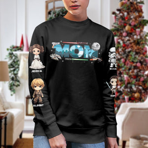 Family-Personalized Sweatshirt- Gift For Dad- Gift For Mom- Christmas Gift- Family Sweatshirt- 3DAP-02naqn121023 - AOP Products - GoDuckee