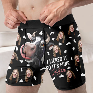 Personalized Gifts For Men Boxers So It's Mine - Boxers & Briefs - GoDuckee