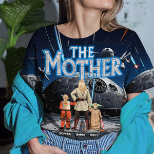 Personalized Gifts For Mom Shirt, Best Mother In The Galaxy 04qhtn120325hhhg - AOP Products - GoDuckee