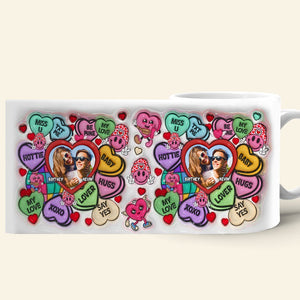 Custom Photo Gifts For Couple 3D Inflated Coffee Mug Miss You My Love - Coffee Mugs - GoDuckee