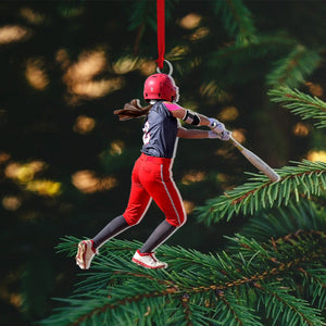 Personalized Custom Photo Ornament, Christmas Gift For Baseball Lovers - Ornament - GoDuckee