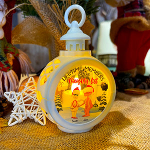 Lifetime Members Of The Naughty List, Couple Gift, Personalized Light Ornament, Old Couple Ornament, Christmas Gift - Ornament - GoDuckee
