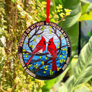 I Will Always Be With You, Gift For Family, Personalized Acrylic Ornament, Bird Suncatcher Ornament, Christmas Gift - Ornament - GoDuckee