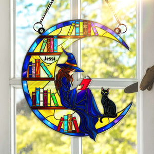 Dreamy Chapters Suncatcher Ornament - Personalized Gifts For Book Lovers 04NALU250625 - Ornament - GoDuckee