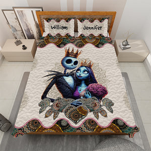 Personalized Gifts For Couple Quilt Bedding Set Special Line 05qnqn051124 - Blanket - GoDuckee