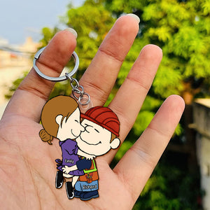 Personalized Gifts For Couple Keychain, Custom Job 01qhqn160125hg - Keychains - GoDuckee