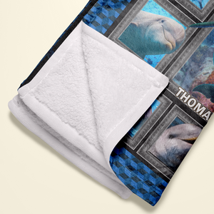 Personalized Gifts For Dolphin Lover Blanket 03qhpu261224 - Blanket - GoDuckee