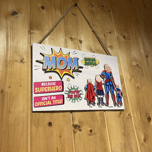 Personalized Gifts For Mom Wood Sign You're The Best 06toqn160224pa - Wood Signs - GoDuckee