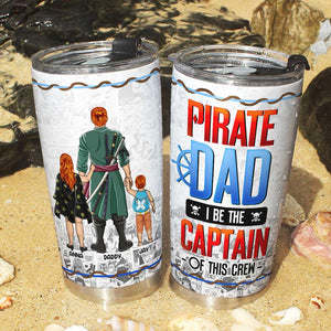 Personalized Gifts For DadTumbler Pirate Dad 02HUMH130325PA - Tumbler Cup - GoDuckee