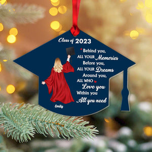 Gift For Graduation, Personalzed Ornament, Graduate Ornament, Christmas Gift 03OHHN140823TM - Ornament - GoDuckee