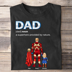 Dad Provided By Nature Personalized T-shirt, Hoodie, Sweatshirt - 03QHHN250423TM - Shirts - GoDuckee