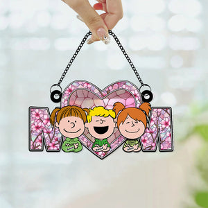 Personalized Gifts For Mom Suncatcher Ornament 05KADT150125HH - Ornament - GoDuckee