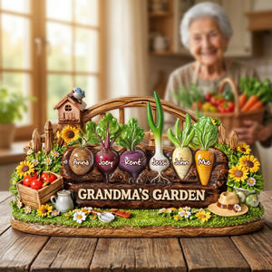 Grandma's Garden Acrylic Plaque - Personalized Mother's Day Gifts 06tylu190326 - Shaped Plaques - GoDuckee