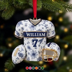 Personalized Christmas Festive Jersey Ornament 06PGLU300925 - Ornament - GoDuckee