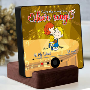 Custom Music Fridge Magnet For Couple Cartoon Characters 03TOLU211224HG - Fridge Magnet - GoDuckee