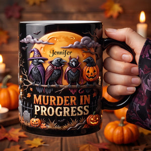 Raven Halloween Magic Mug - Personalized Halloween Gifts 06toqn170826