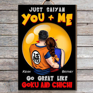 Personalized Gifts For Couple Wood Sign You And Me 04HTDT220224HH - Wood Signs - GoDuckee