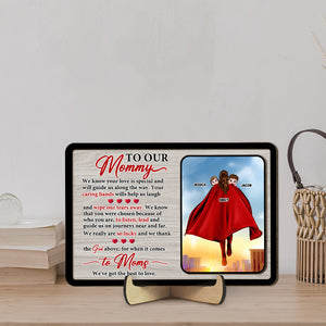 Personalized Gifts For Mom Wood Sign The Best To Love - Wood Signs - GoDuckee