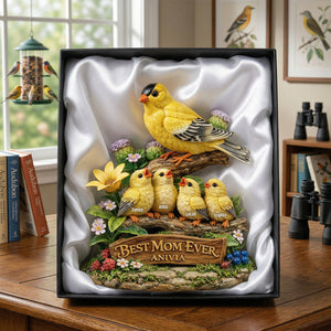 Bird Mom Acrylic Plaque - Personalized Gifts For Mother's Day Plaque 02TYTN300326 - Shaped Plaques - GoDuckee