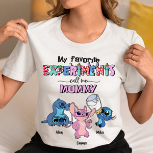 Personalized Gifts For Mom Shirt My Favorite Experiments Call Me Mommy 05QHHN230324 - 2D Shirts - GoDuckee