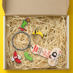 Personalized Gifts For Couple Keychain 05OHQN130624HH - Keychains - GoDuckee