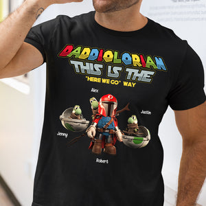 This Is The "Here We Go" Way, Gift For Dad, Personalized Shirt, Dad And Kids Shirt 02HTHN181223 - Shirts - GoDuckee