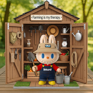 Cute Farmer Plaque - Personalized Gifts For Farmers 04ohlu280625 - Shaped Plaques - GoDuckee